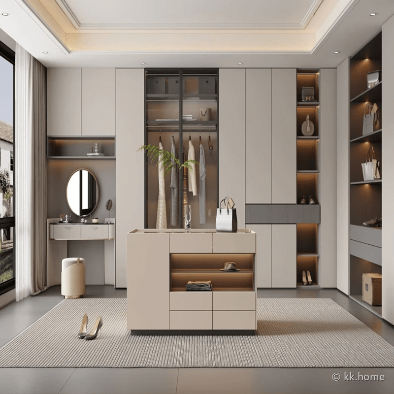 Walk-in Closet สั่งทำระดับพรีเมียม — สไตล์การจัดเก็บแบบครบชุด