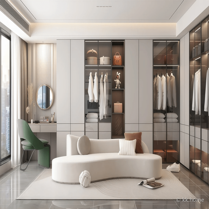 Walk-in Closet สั่งทำระดับพรีเมียม — สไตล์การจัดเก็บแบบครบชุด 特写 1